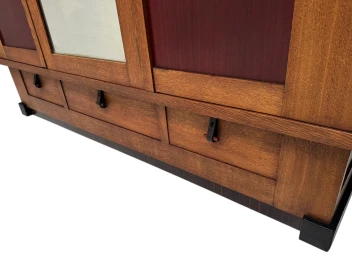 Art Deco Modernist Armoire or Wardrobe by J.J. Zijfers Amsterdam, 1920s